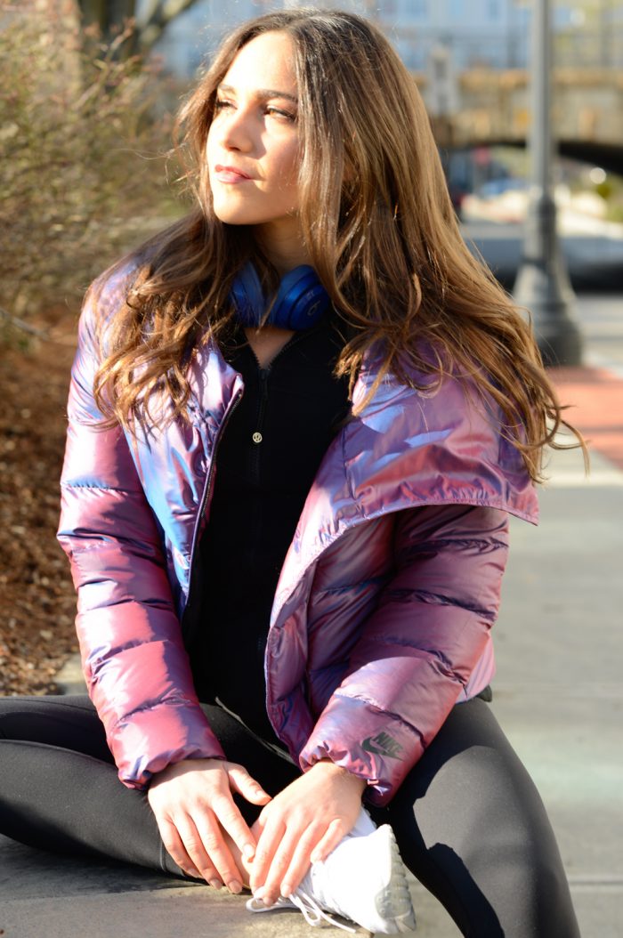 Ce Ce purple jacket | Models of Boston